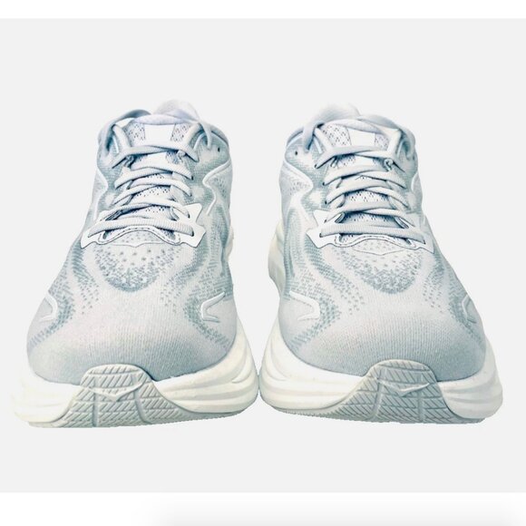 HOKA CLIFTON 10 RUNNING SHOES COSMIC GREY STARDUST WHITE WOMENS SIZE 9.5 D WIDE - Picture 4 of 16